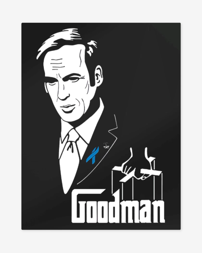 Print metalico Negro de The goodman