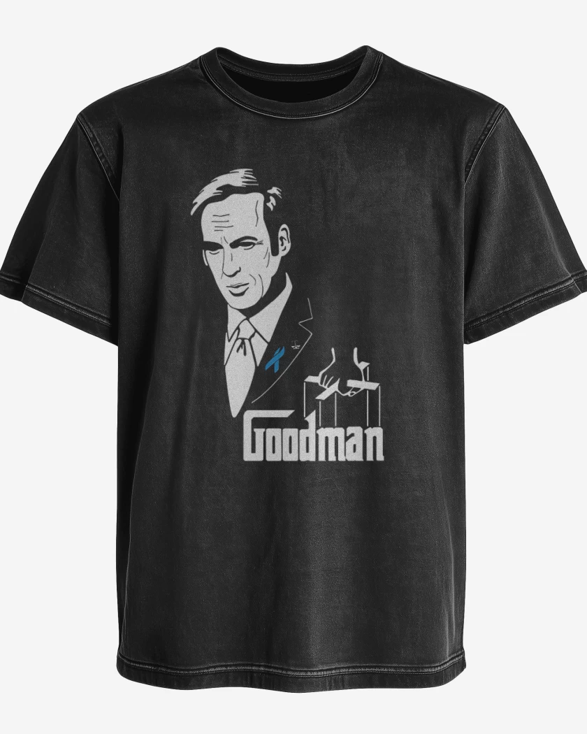 Polera desgastada Negro de The goodman