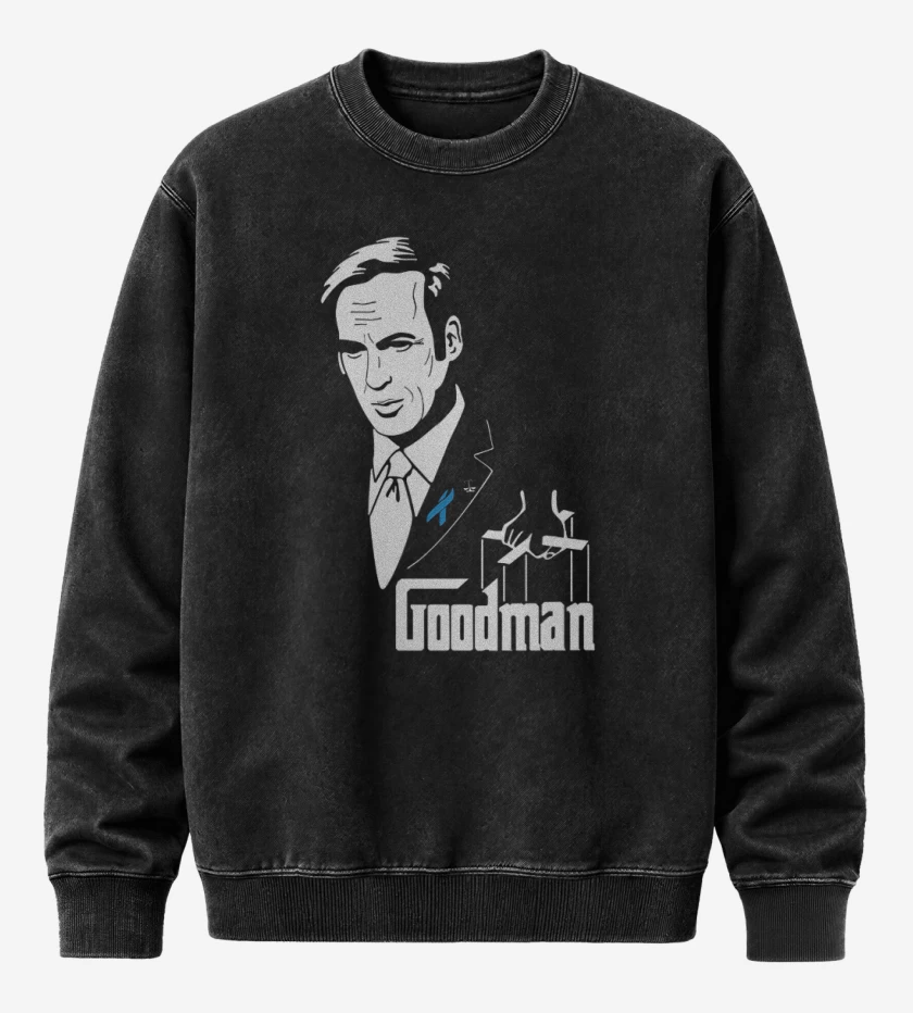 Poleron Polo Acid Wash Negro de The goodman