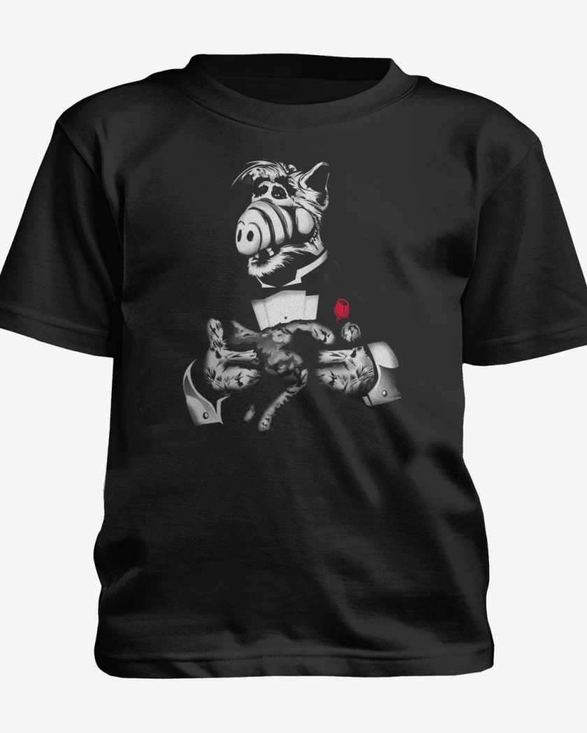 Polera de niño Negro de Alfather