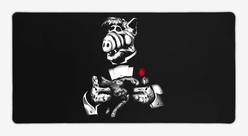 Mouse pad Gamer Negro de Alfather
