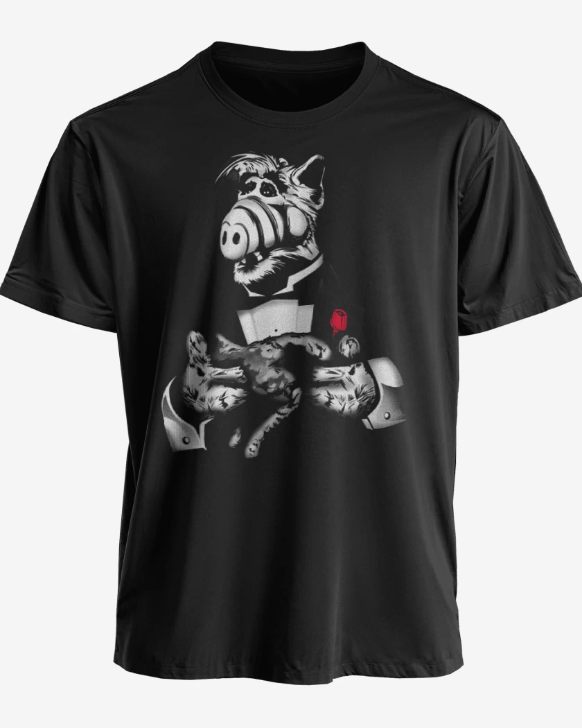 Polera premium Negro de Alfather