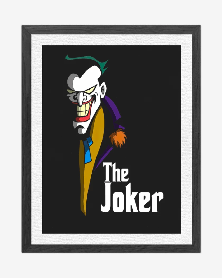 Cuadro decorativo Negro de The joker