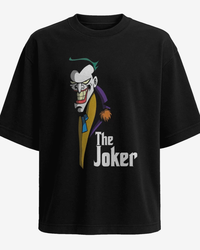 Polera Oversize Negro de The joker