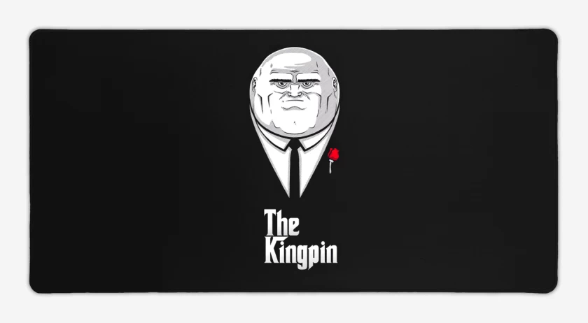 Mouse pad Gamer Negro de The kingpin 