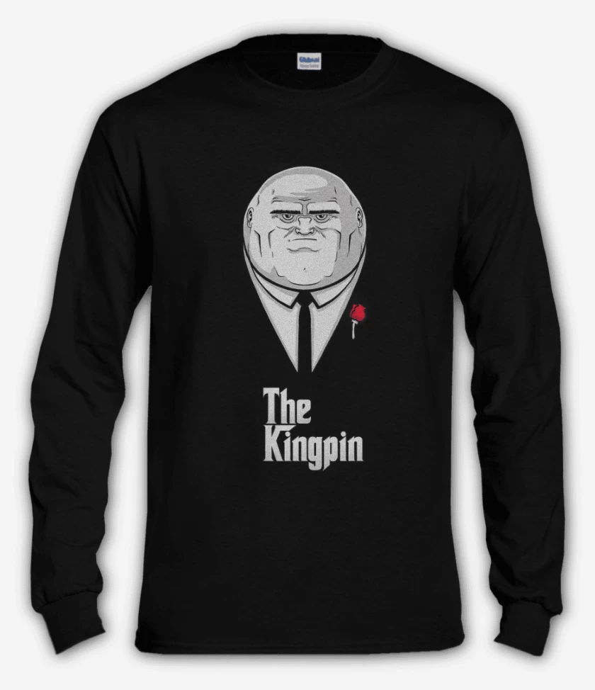 Polera manga larga Negro de The kingpin 
