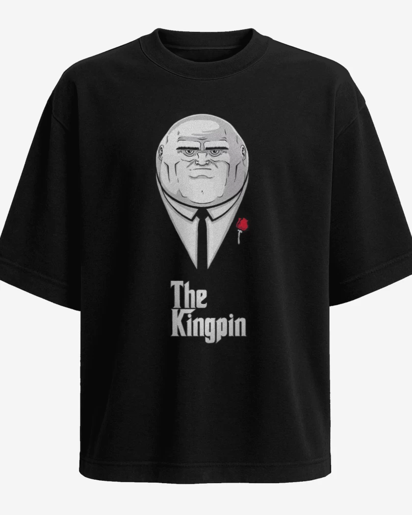 Polera Oversize Negro de The kingpin 