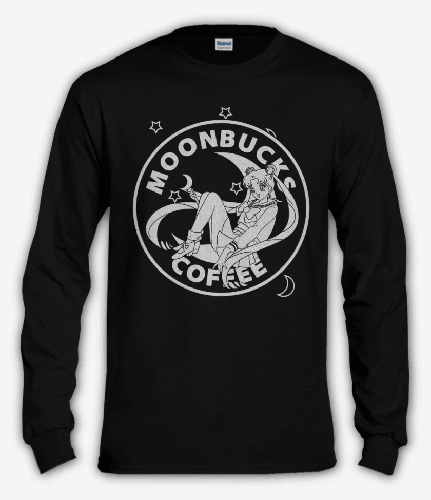 Polera manga larga Negro de Sailor Coffee