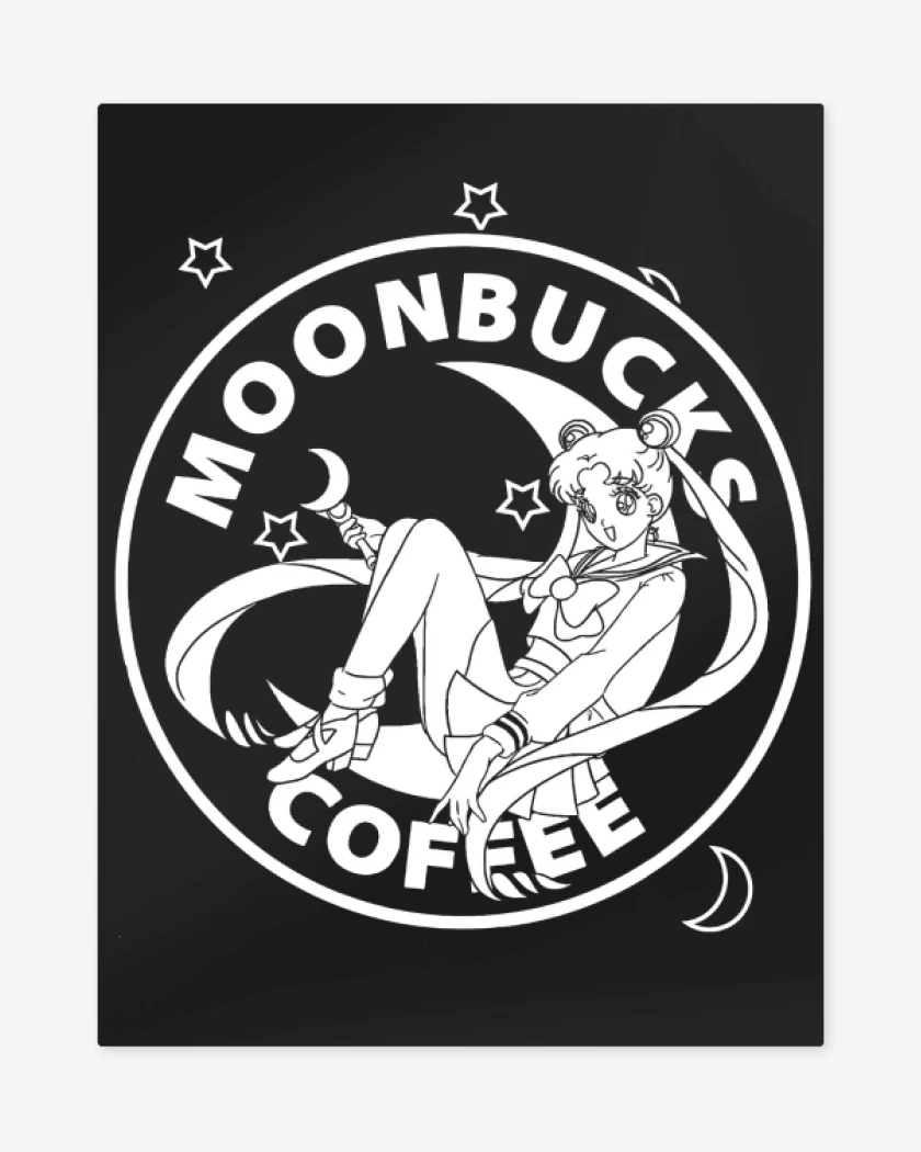 Print metalico Negro de Sailor Coffee