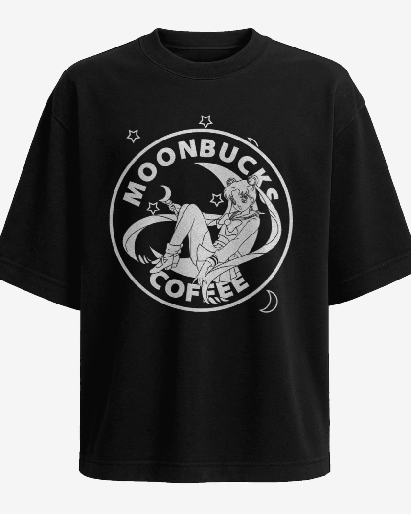 Polera Oversize Negro de Sailor Coffee