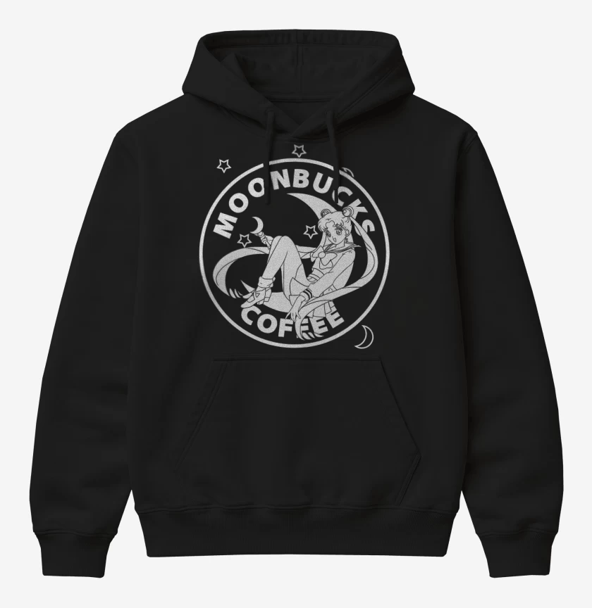 Poleron Canguro básico Negro de Sailor Coffee