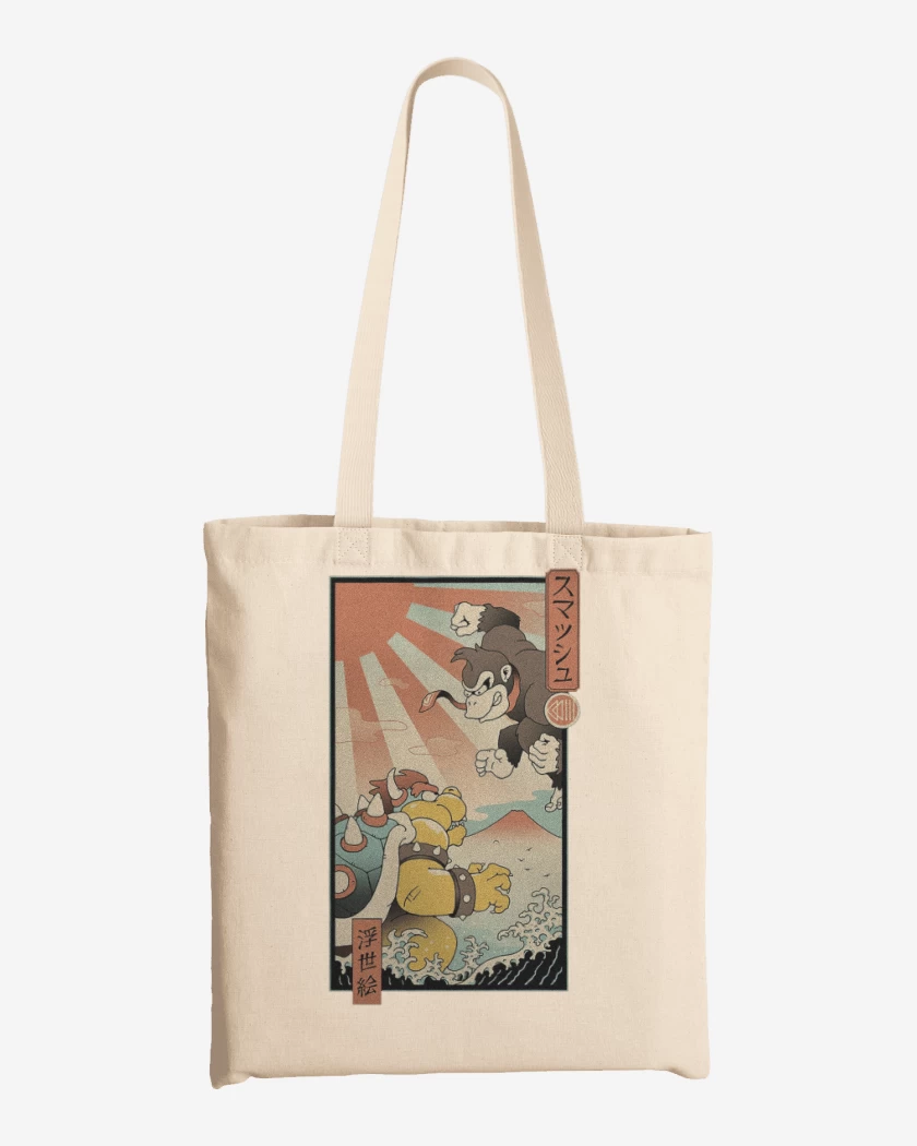 Totebag Kong vs Bowzilla