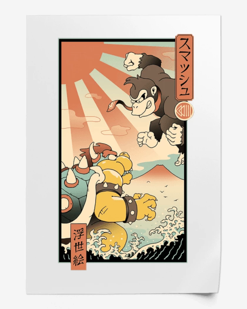 Print Kong vs Bowzilla