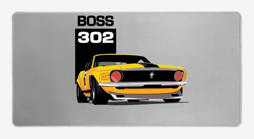 Mouse pad Gamer Gris Melange de Mustang boss