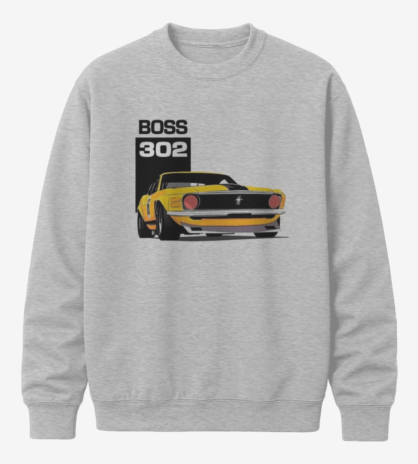 Poleron polo Gris Melange de Mustang boss