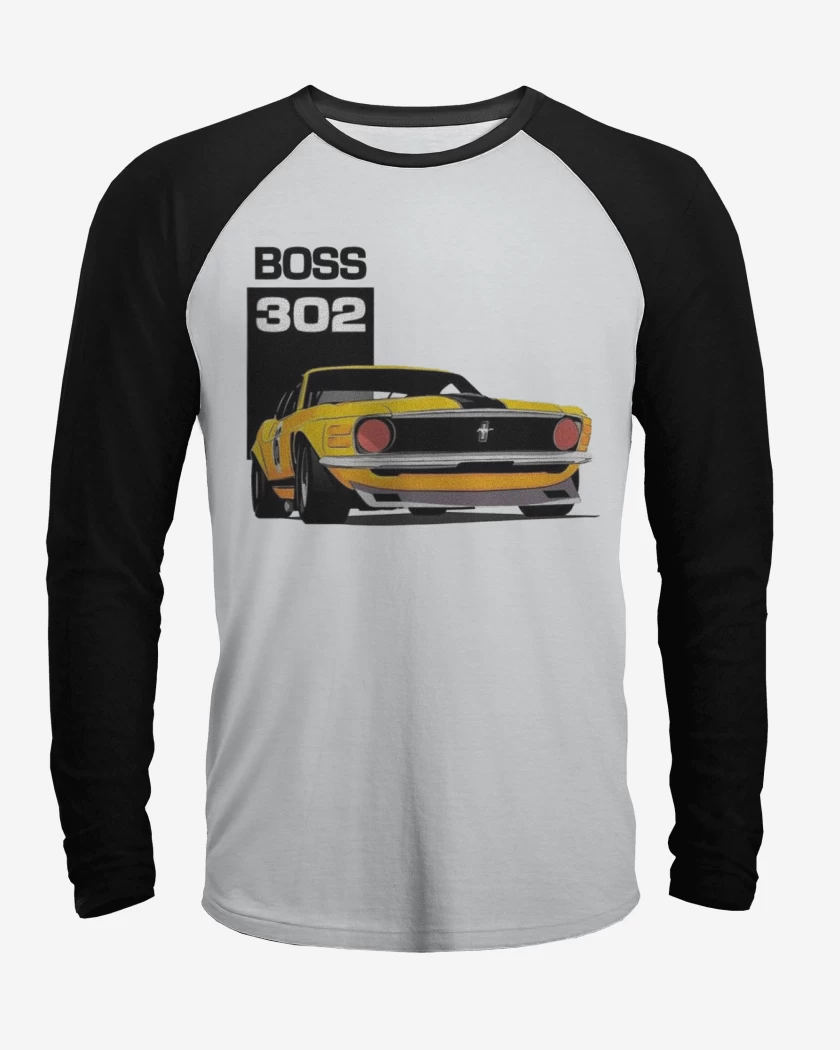 Polera Raglan Mustang boss