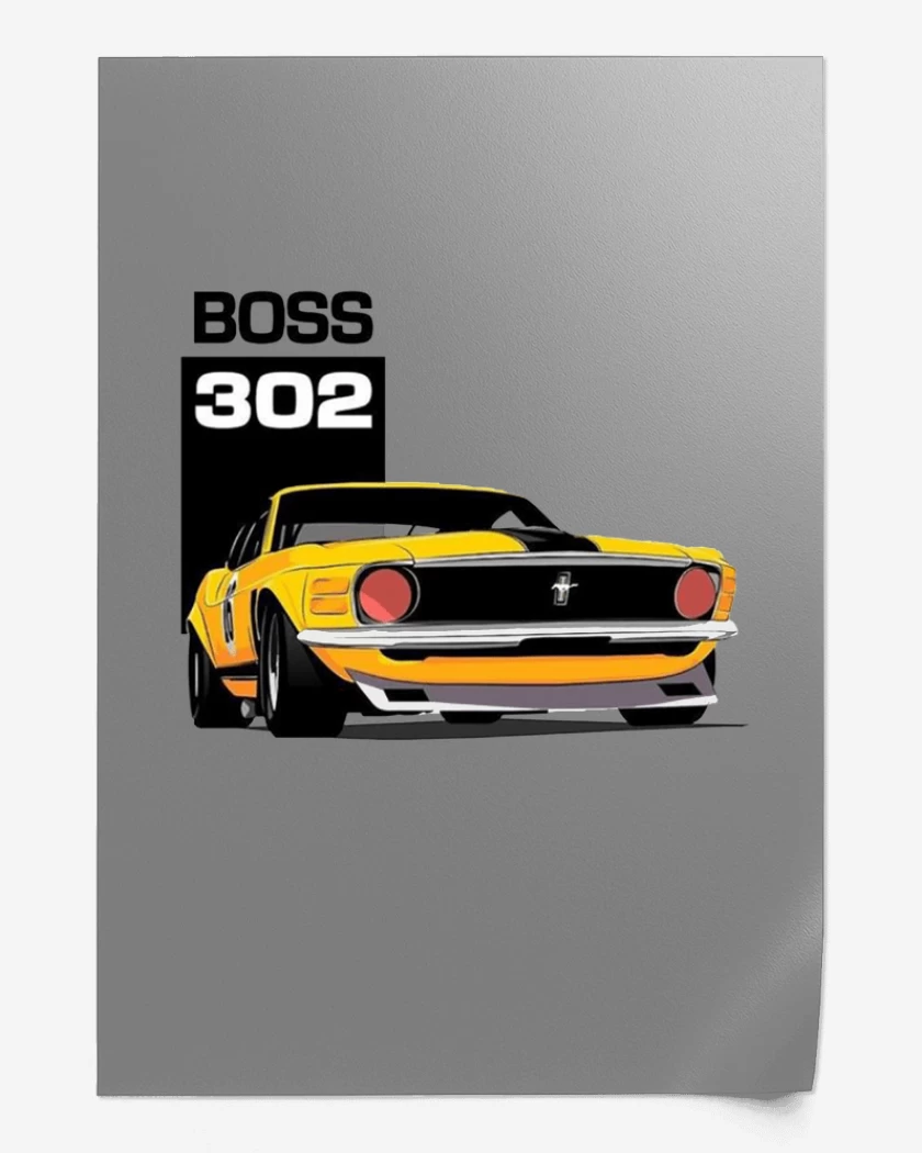 Print Gris Melange de Mustang boss