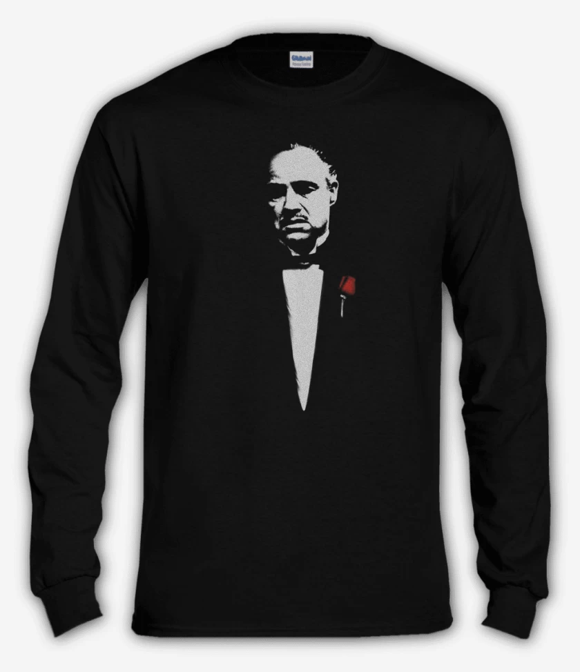 Polera manga larga Negro de Don Vito
