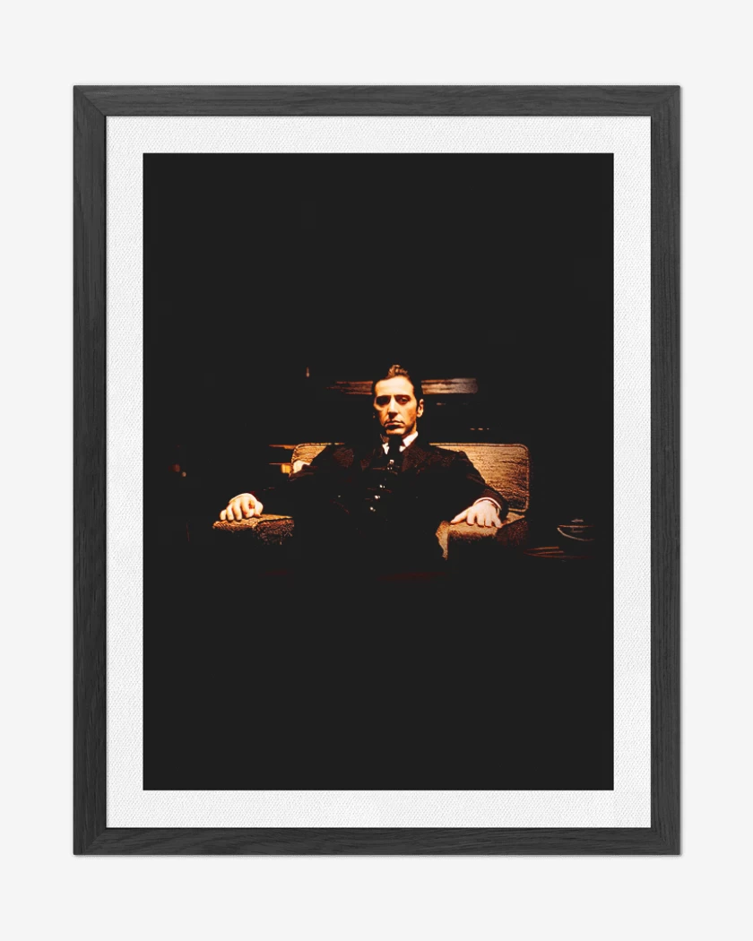Cuadro decorativo Negro de Michael Corleone 