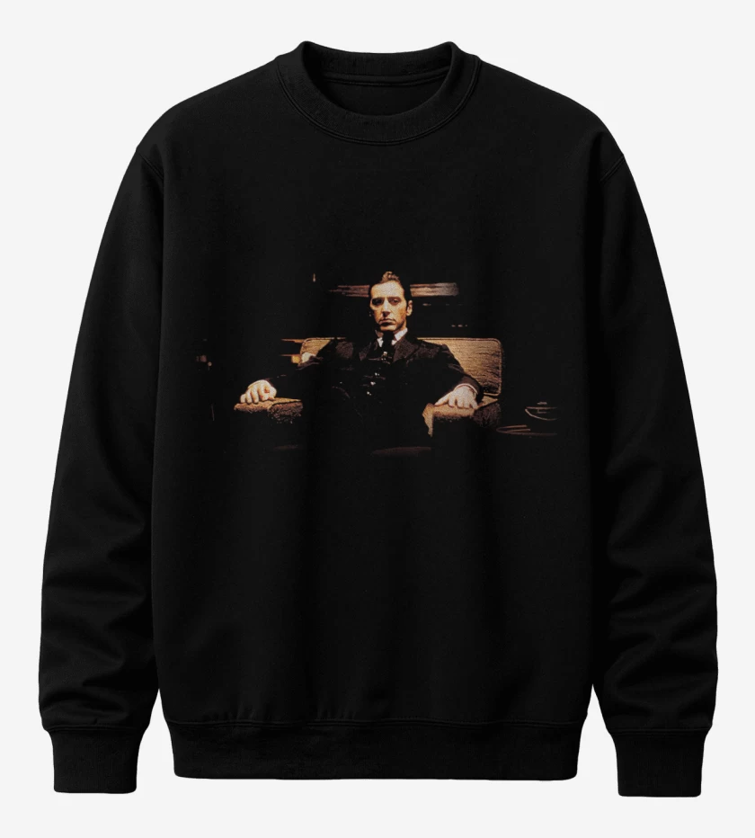 Poleron polo Negro de Michael Corleone 