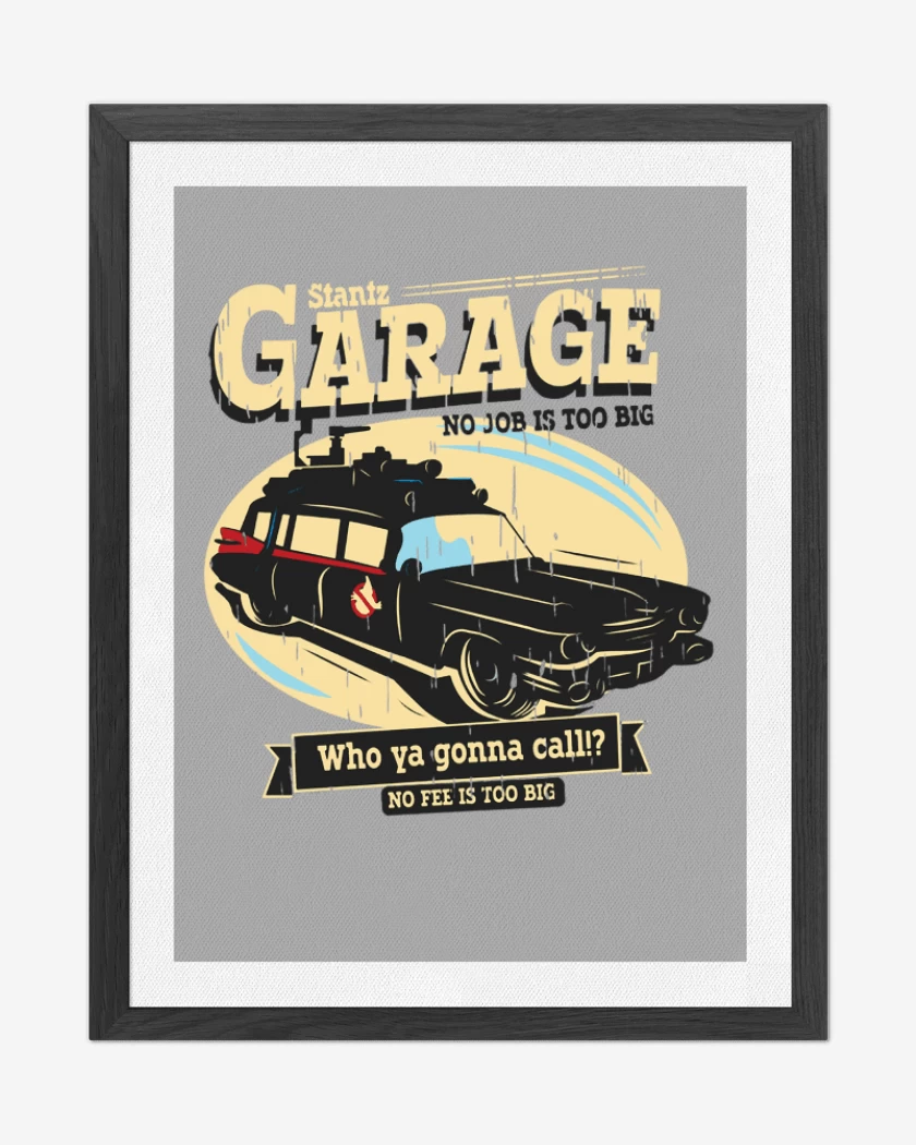 Cuadro decorativo Gris Melange de Stantz garage