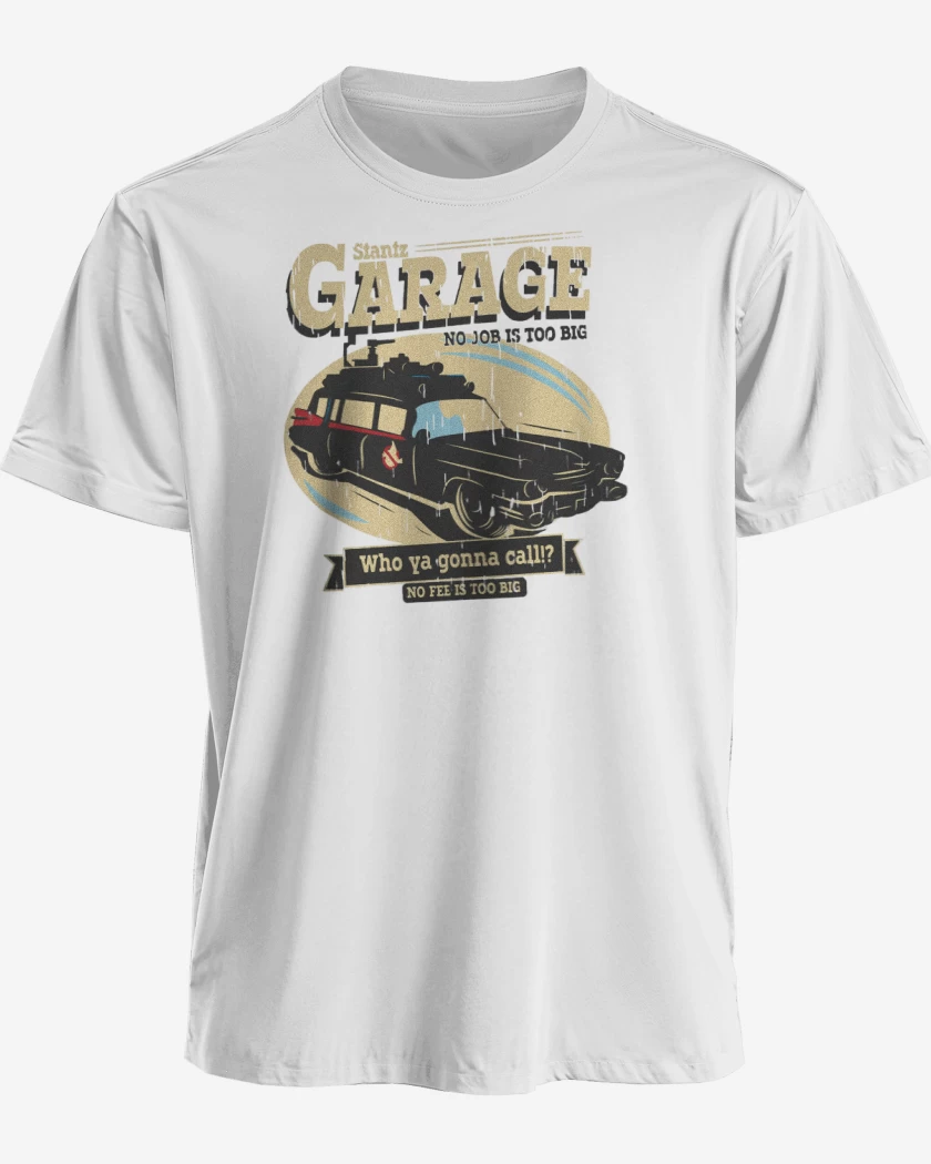Polera premium Blanco de Stantz garage