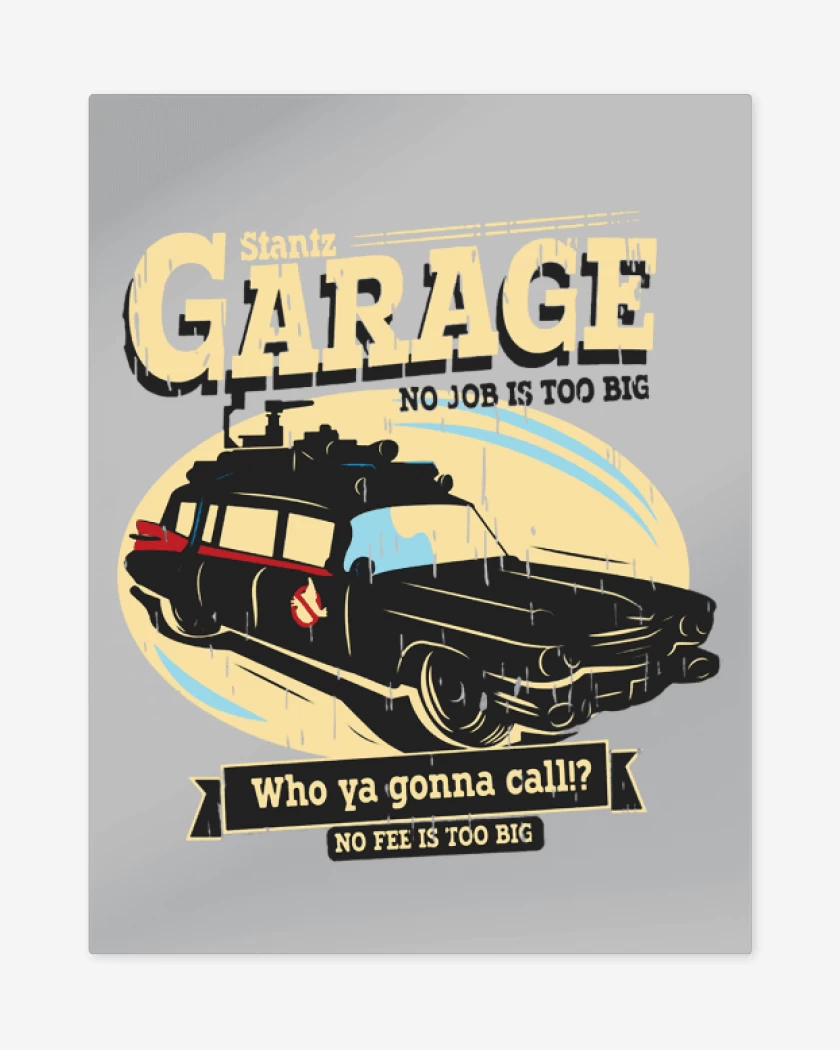 Print metalico Gris Melange de Stantz garage