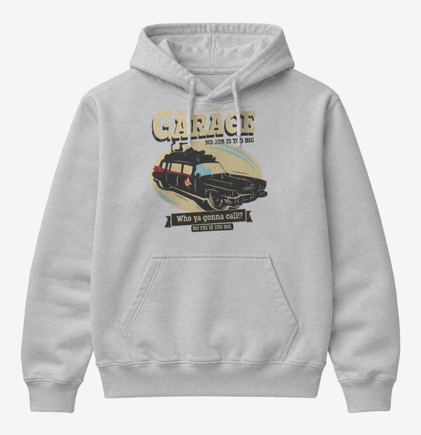 Poleron Canguro básico Gris Melange de Stantz garage