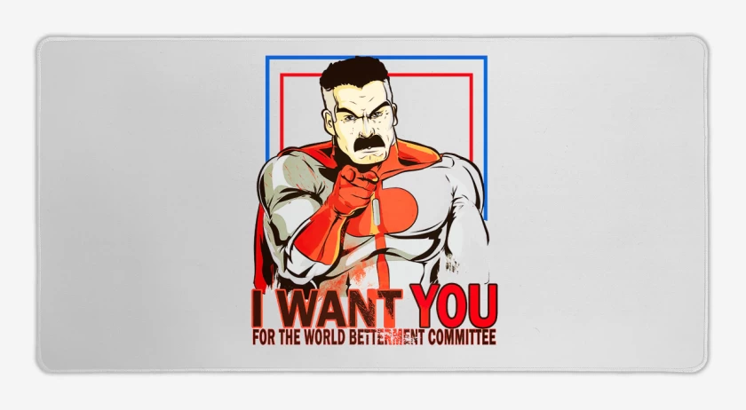 Mouse pad Gamer i want you omniman