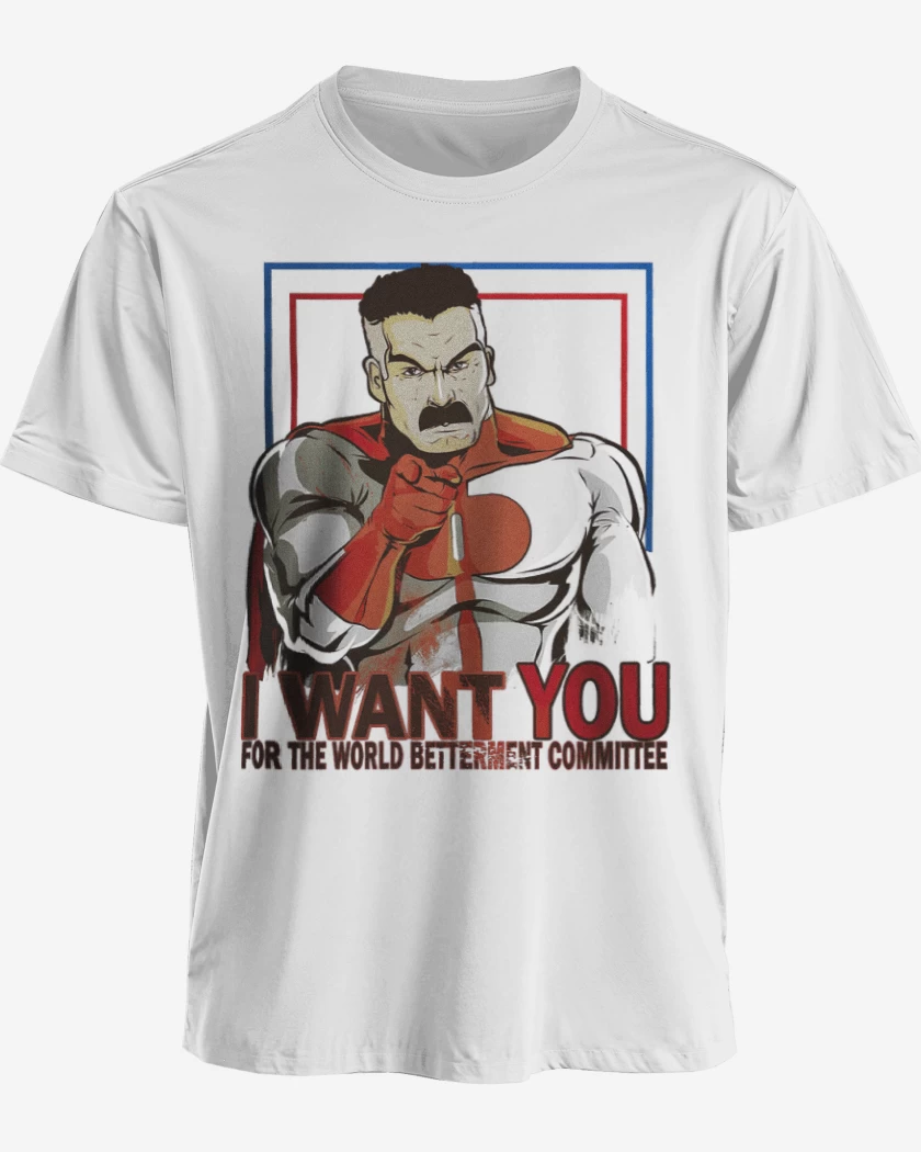 Polera i want you omniman