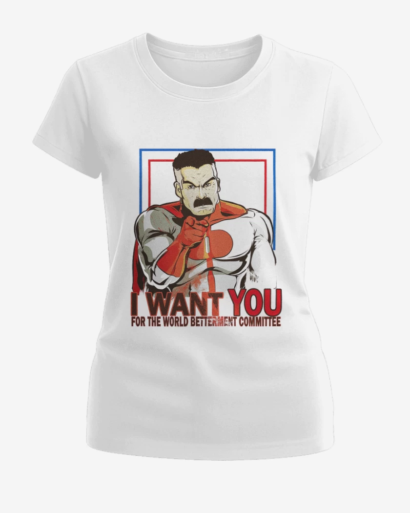 Polera de Mujer Blanco de i want you omniman