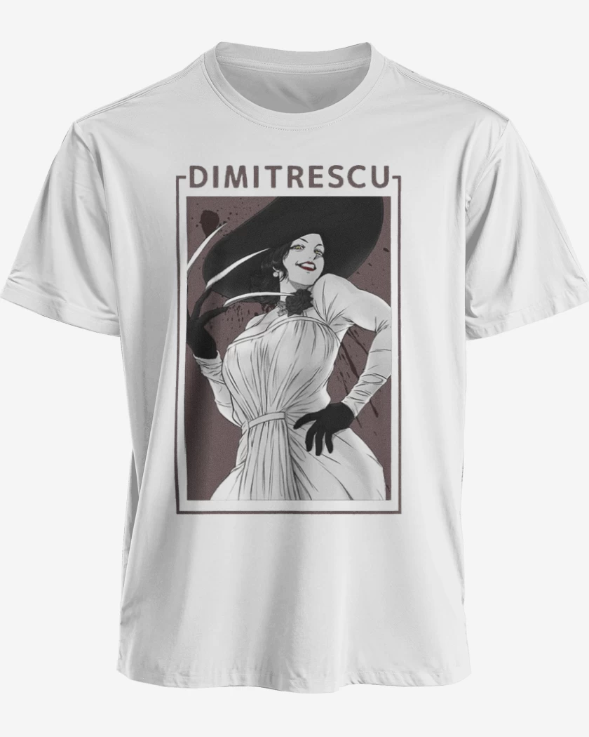 Polera premium Blanco de Dimitrescu