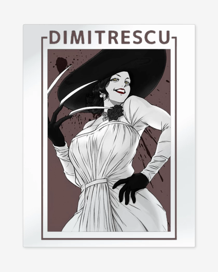 Print metalico Dimitrescu