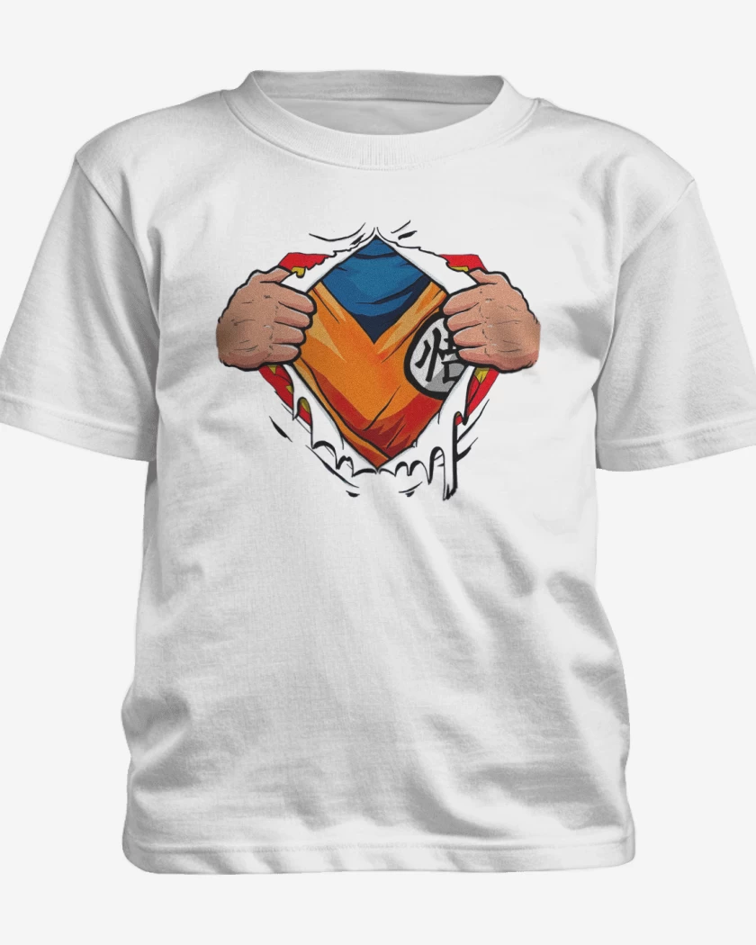 Polera de niño Goku torso