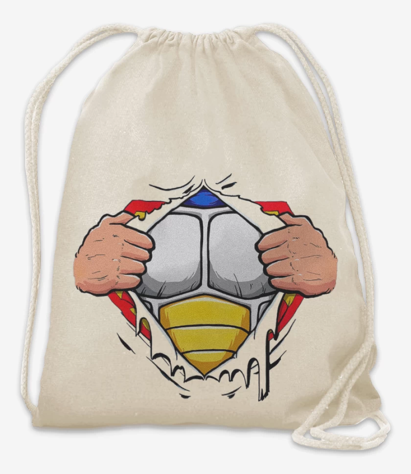 Mochila Blanco de Vegeta torso