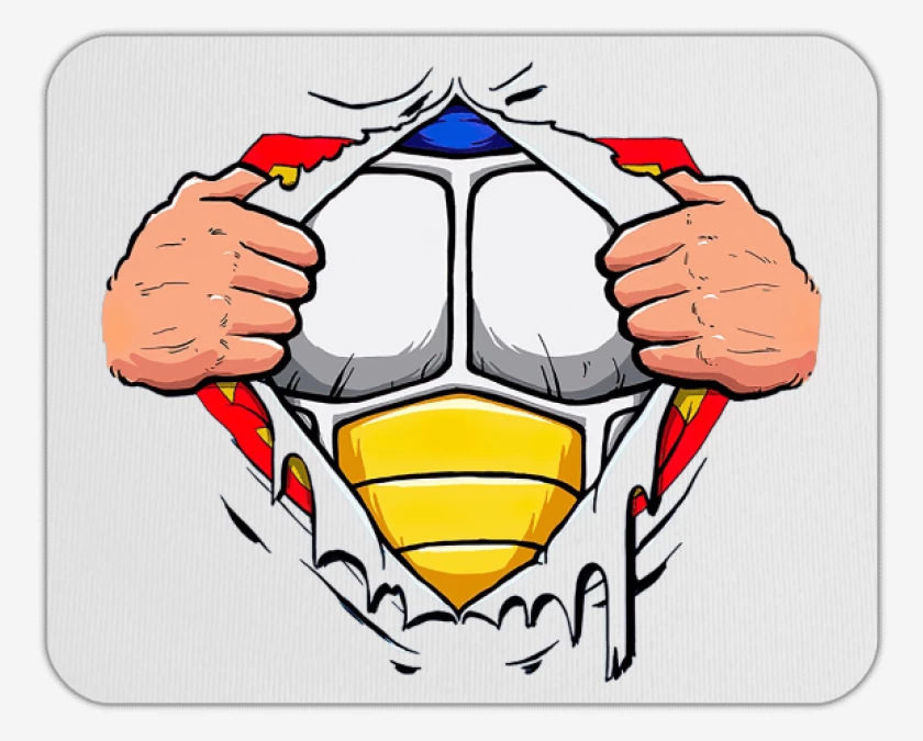 Mousepad Blanco de Vegeta torso