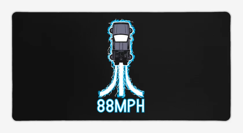 Mouse pad Gamer Negro de 80mph