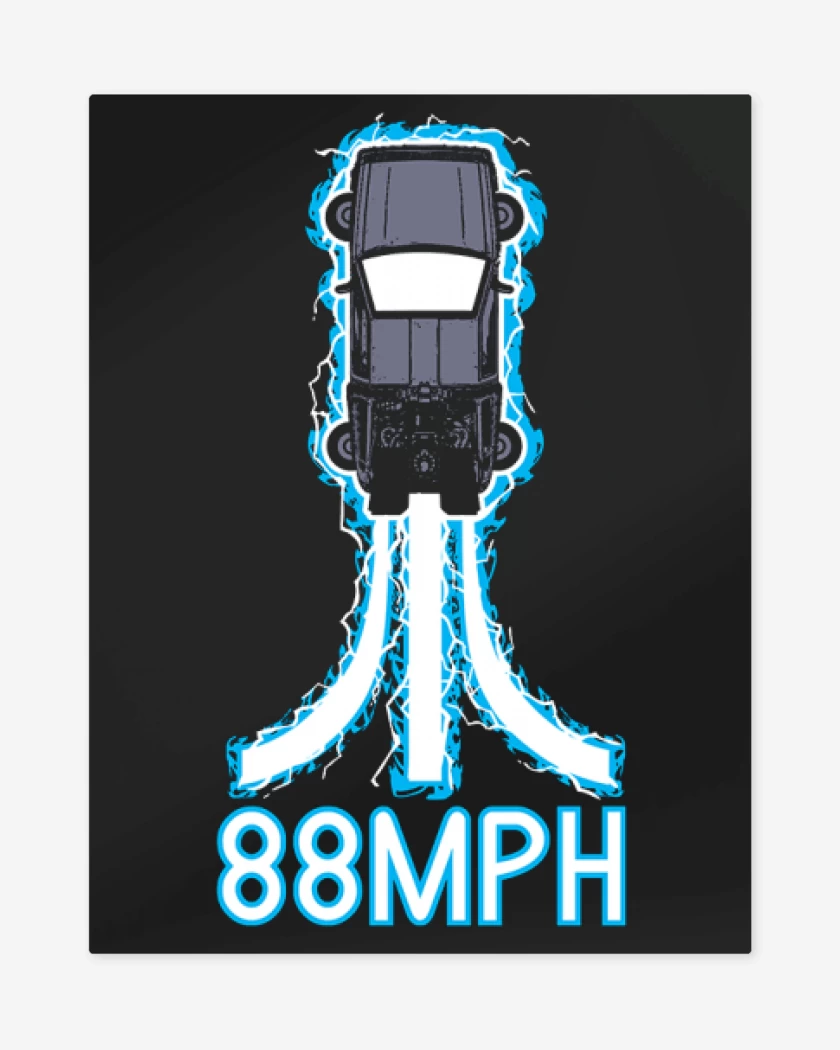 Print metalico Negro de 80mph