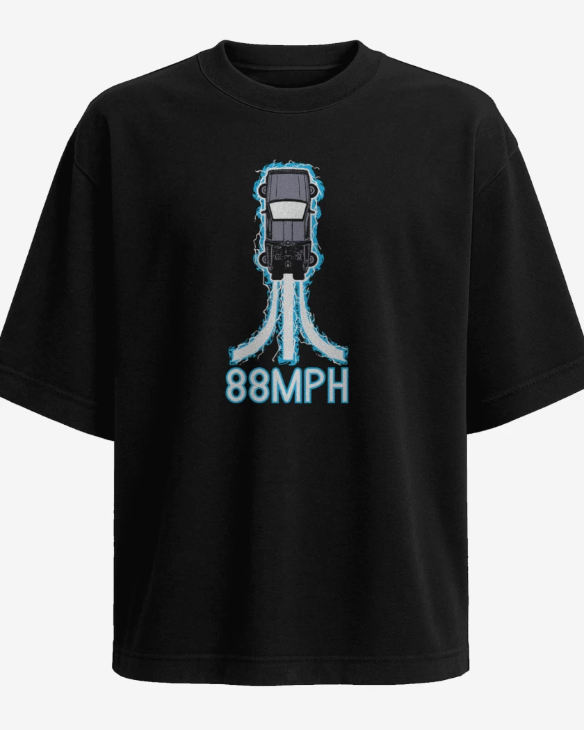 Polera Oversize Negro de 80mph
