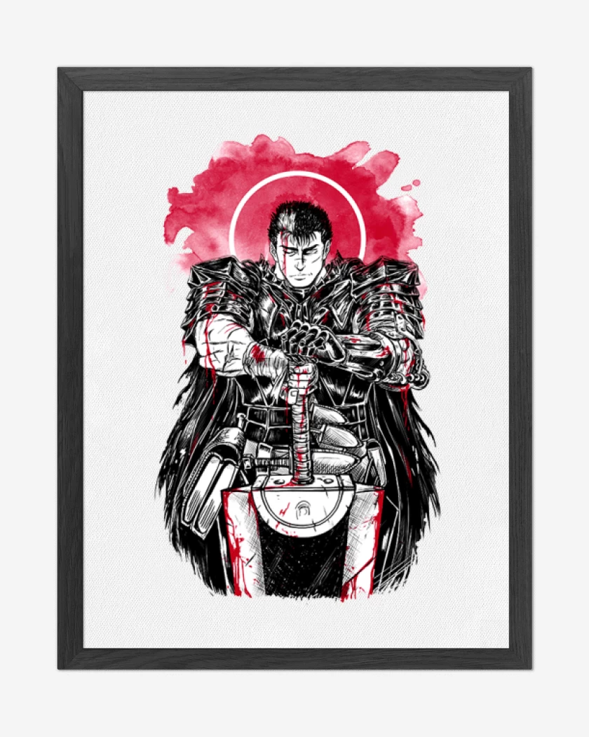 Cuadro decorativo Blanco de Berserk 2