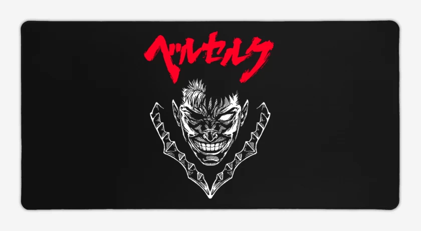 Mouse pad Gamer Negro de Berserk 3
