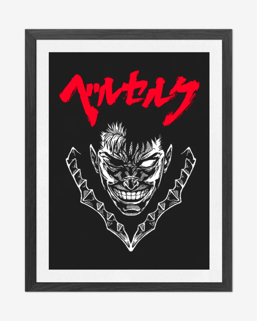 Cuadro decorativo Negro de Berserk 3