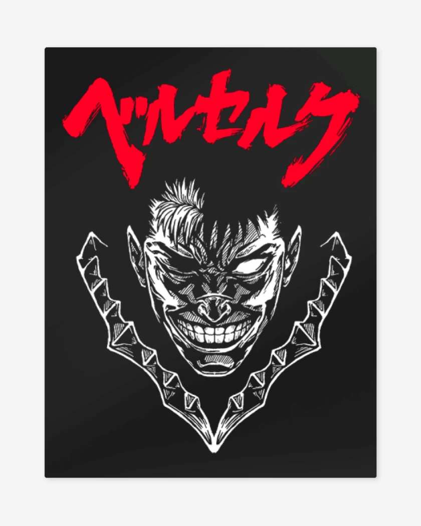 Print metalico Negro de Berserk 3