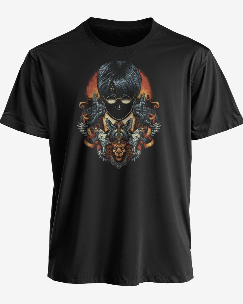 Polera premium Negro de El loco harry