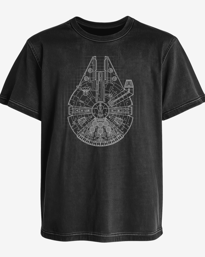 Polera desgastada Halcon