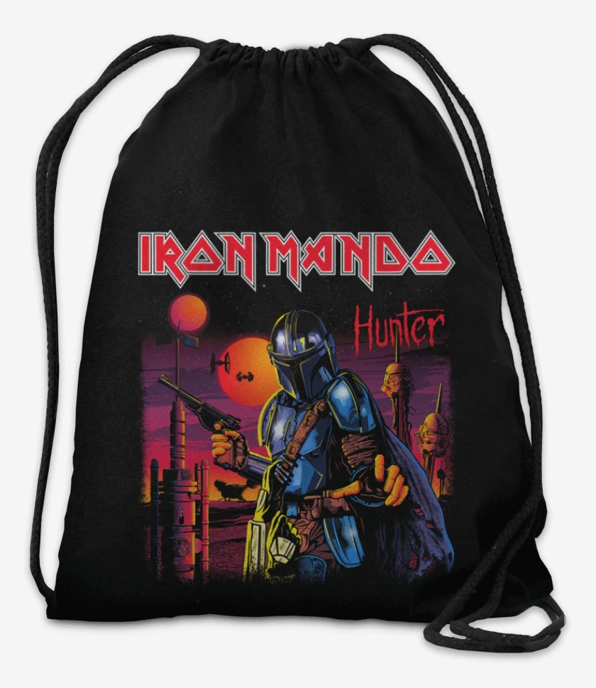 Mochila Negro de Iron mando