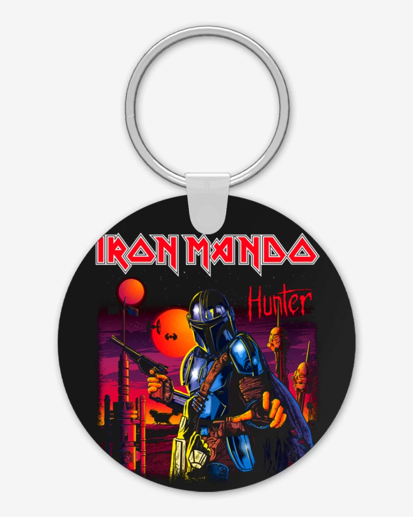 Llavero Negro de Iron mando