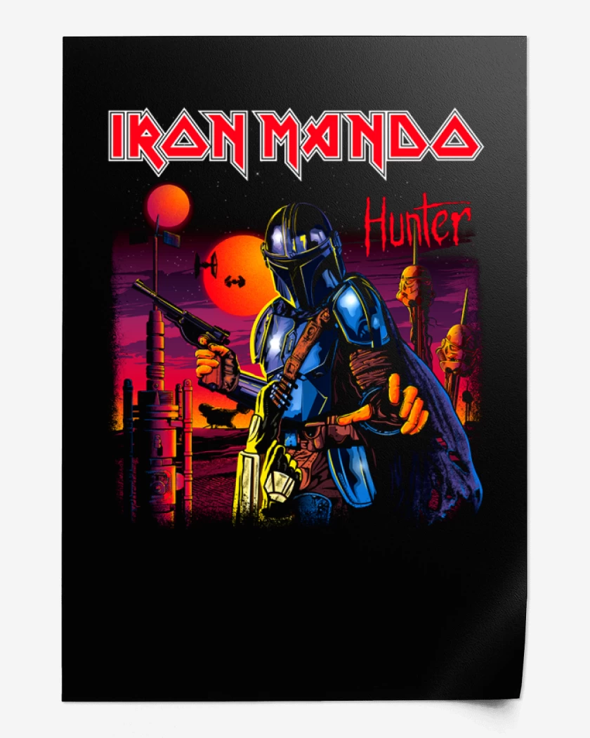 Print Negro de Iron mando