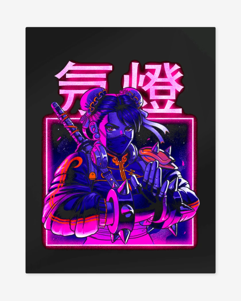 Print metalico Chun-Li
