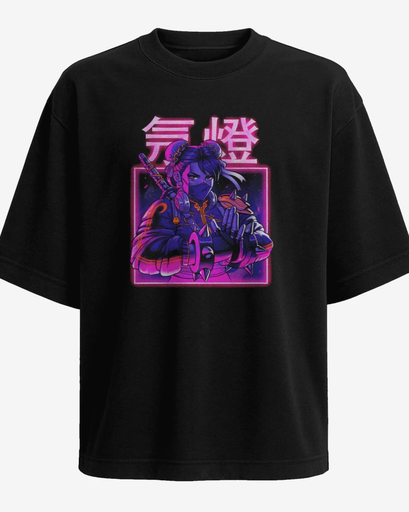 Polera Oversize Chun-Li